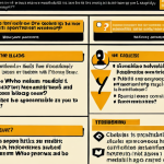 **Image Prompt 1: Identifying Reliable Sources**
   - Create an infographic showing the key questions to ask when verifying the reliability of information sources. Include elements like a checklist with questions such as "Who published this information?" and "Is it from a recognized medium?" Use visuals of reputable logos (like FactCheck.org and Snopes) alongside unreliable sources (like personal blogs and social media).