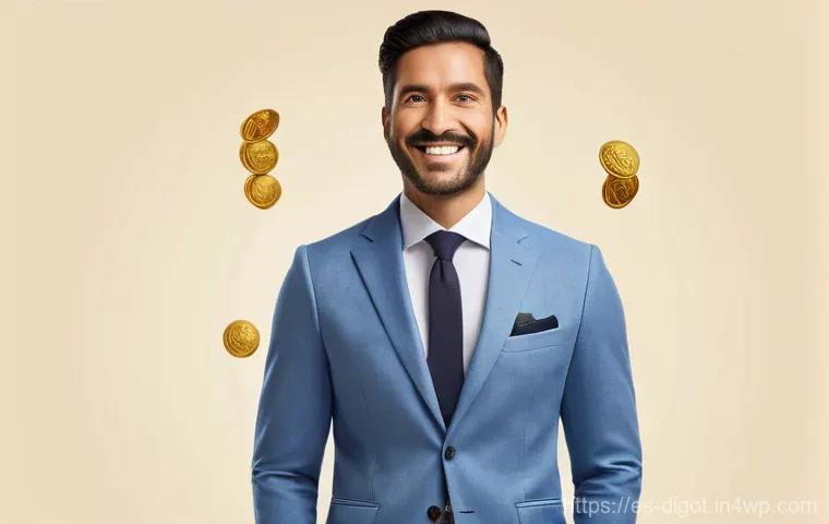 디지털 현명함을 위한 글로벌 커뮤니케이션 전략 - **The Power of Storytelling and Building Trust**
    A charismatic male storyteller, radiating warmt...